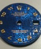 Quadrante blu per Lady vetro zaffiro